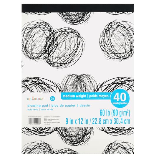 Creatology™ Kids Drawing Paper Pad, 40 Sheets